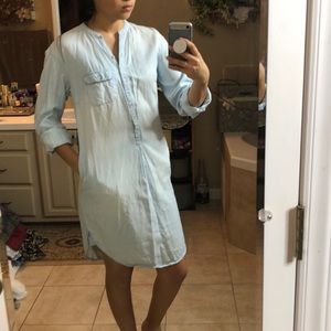 Light wash dress